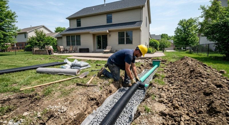 Yard Drain Blockage Removal Service