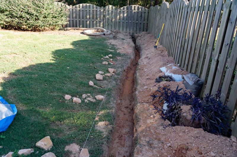 Excavation for Drainage