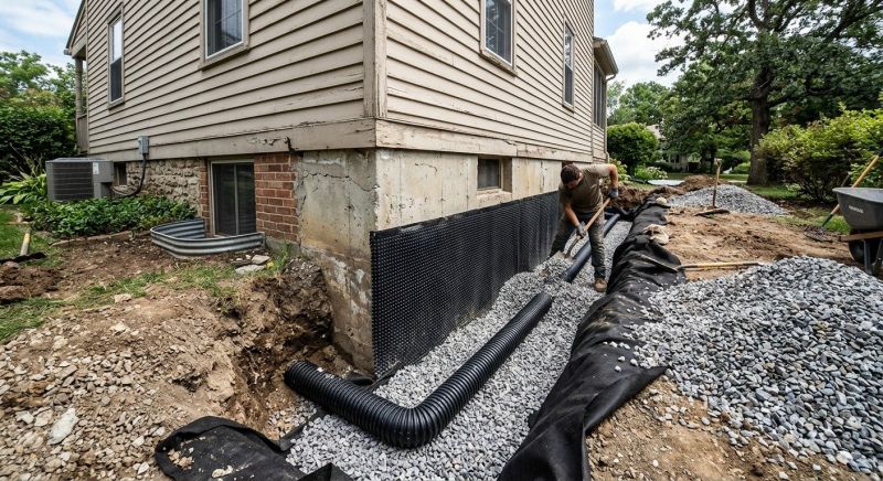 Underground Drain Installation in Birmingham, AL
