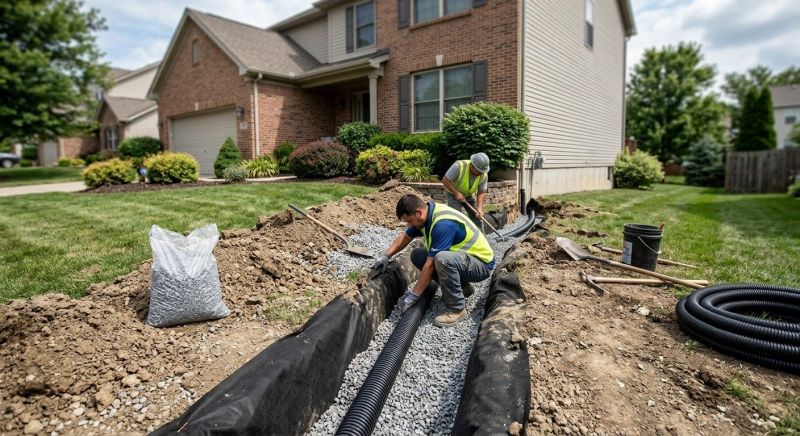 Wet Yard Drainage in Tuscaloosa, AL