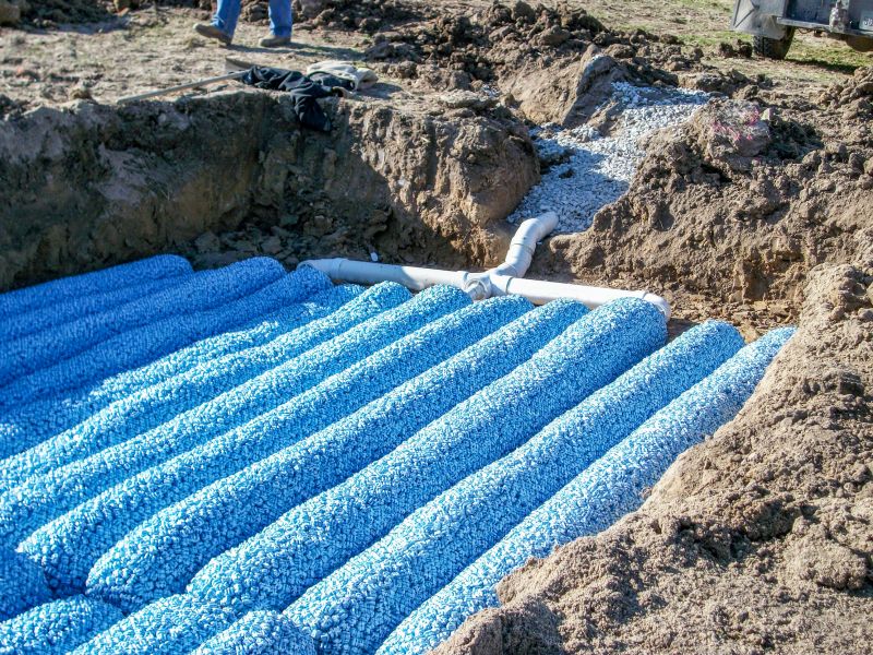 Drainage installation
